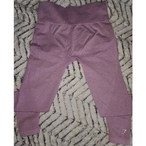 GYMSHARK Pink Vital Seamless Long Leggings